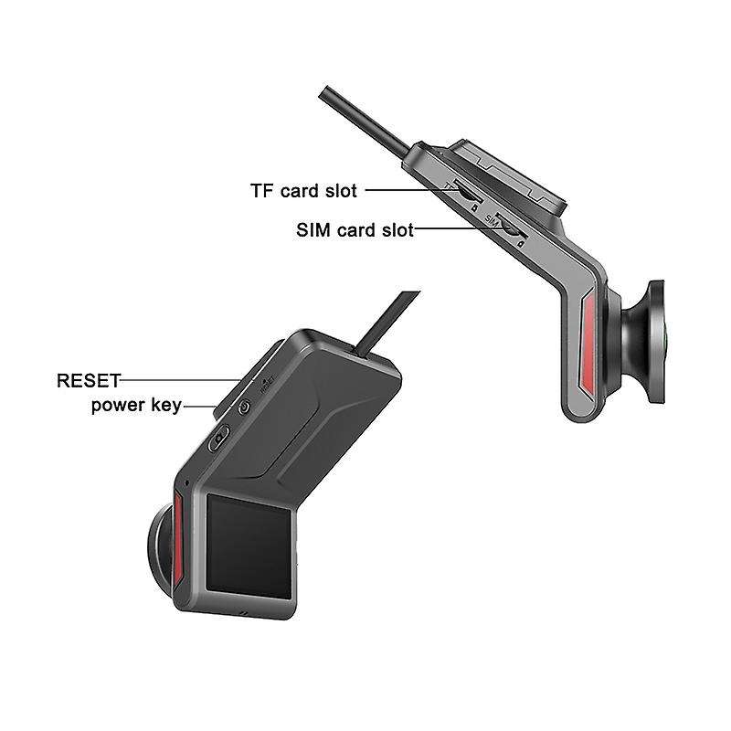 2 inch Portable Car DVR Dash Camera Dual Lens Driving Recorder Camera WIFI GPS Tracker