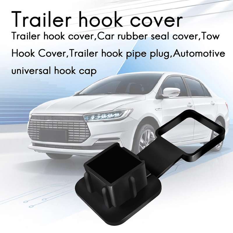 2 Inch Trailer Hitch Cover Plug Cap Rubber Fits 2 Inch Receivers Class 3 4 5 for Ram Atv Utv