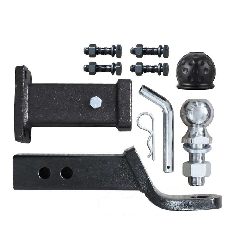 2 Inch Trailer Hitch Receiver Tongue Ball Mount with Tow Ball Pin RV Truck Trailer Parts Car Accesso