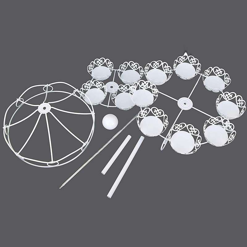2 Layer-12 Count Cupcake Stand Holder Display Wedding Cake Cup Display Stand