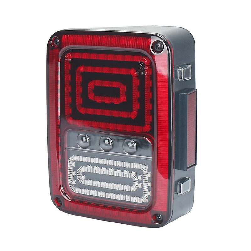 2 Led Rear Tail Light Brake Reverse Turn Signal Lamp for Jk Euro(Eu Plug)