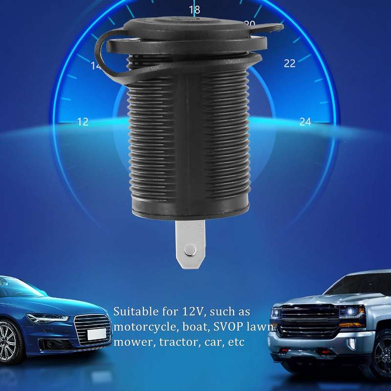 2 outlet 12V lighter plug recessed for Car Boat