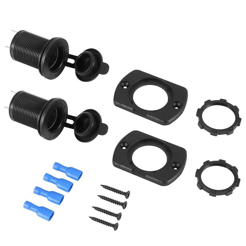 2 outlet 12V lighter plug recessed for Car Boat