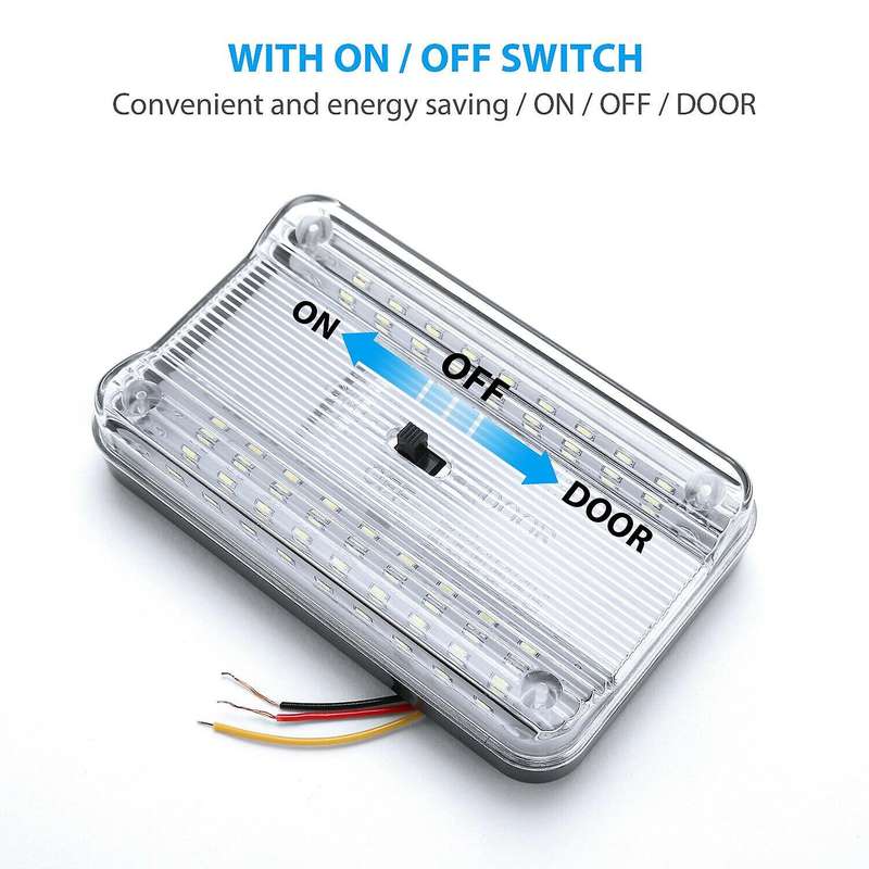 2 New 12V 36 LED Car Vehicle Interior Dome Roof Ceiling Reading Trunk Light Lamp
