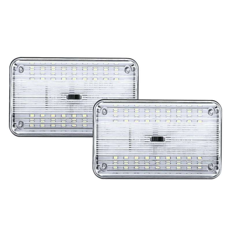 2 New 12V 36 LED Car Vehicle Interior Dome Roof Ceiling Reading Trunk Light Lamp