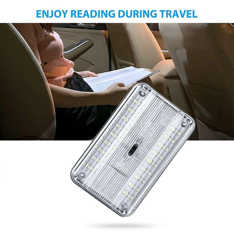 2 New 12V 36 LED Car Vehicle Interior Dome Roof Ceiling Reading Trunk Light Lamp