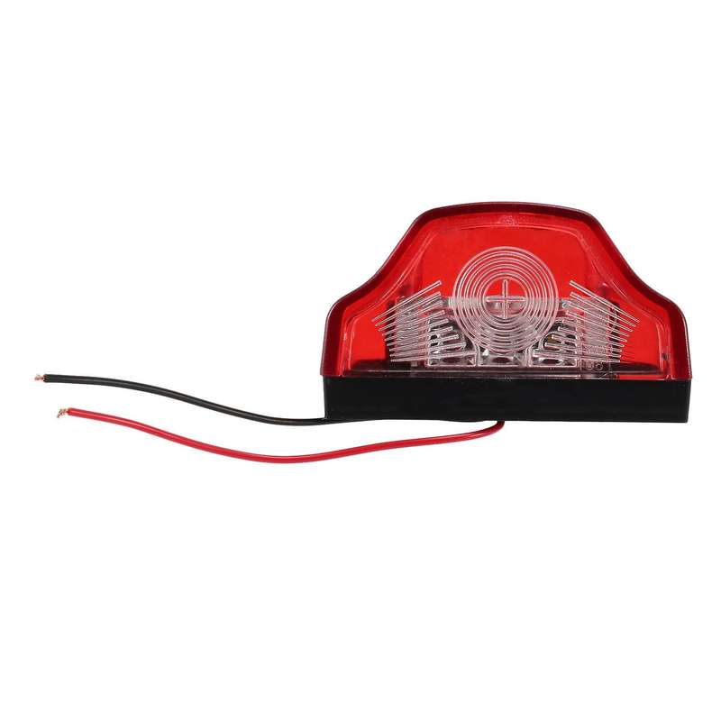 2 Pack 10v-30v Car 3led License Plate Lamp Light Taillight for Boat Trailer Truck Lorry Stripe Shap