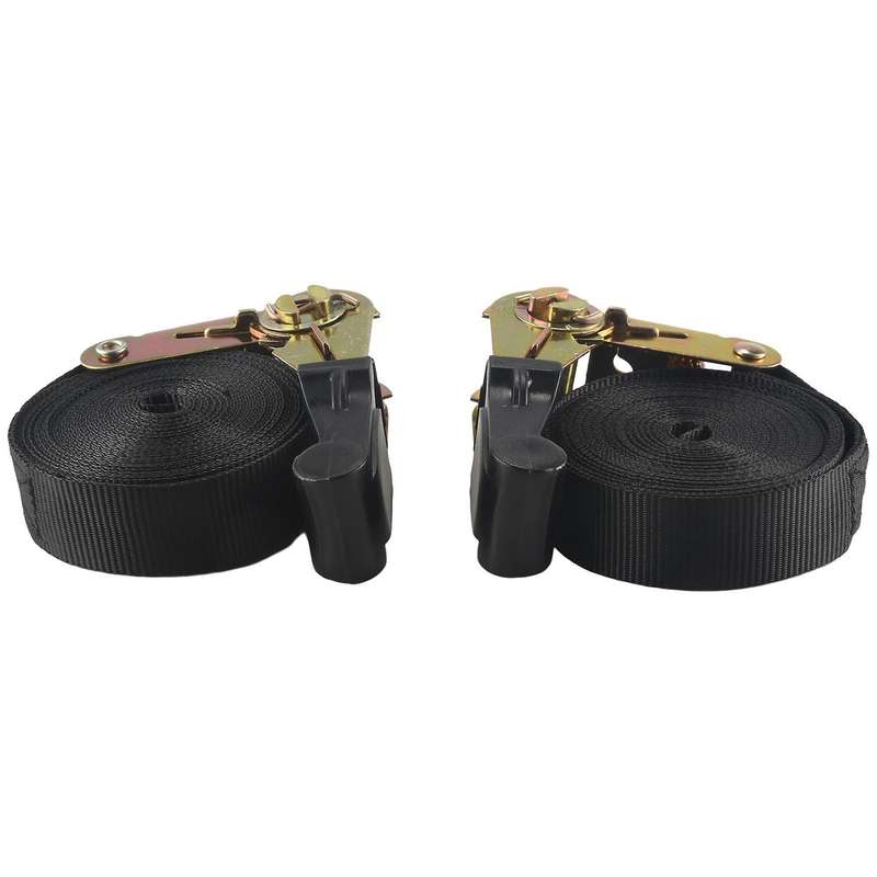 2 Pack 20 FT Ratchet Tie Downs 6M X25mm Endless Compatible Motorcycles,Car