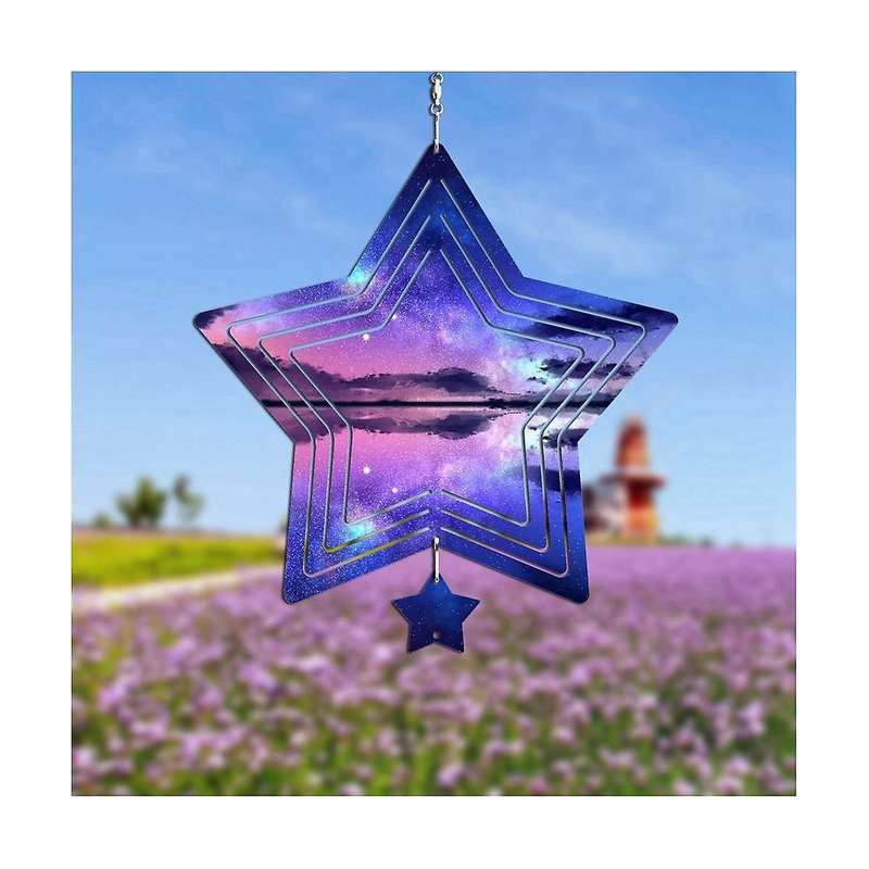 2 Pack 10inch 3d Sublimation Wind Spinner Blanks,wind Powered Kinetic Sculpture,double Sided Sublim