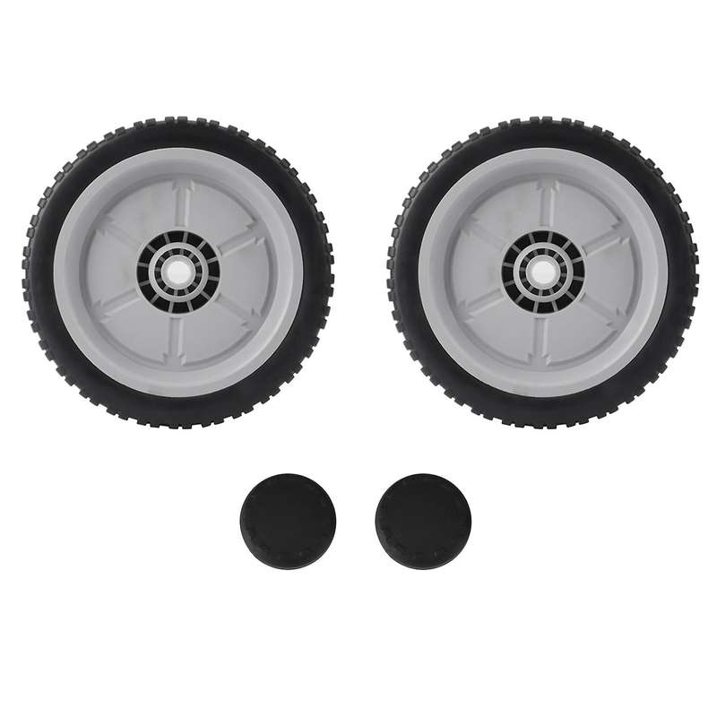 2 Pack 8Inch/203MM Lawn Mower Wheel for GXV160 HRJ 216 196 WALK BEHIND SELF-PROPELLED MOWERS RUBBER