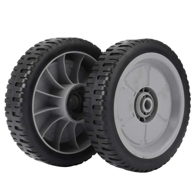 2 Pack 8Inch/203MM Lawn Mower Wheel for GXV160 HRJ 216 196 WALK BEHIND SELF-PROPELLED MOWERS RUBBER