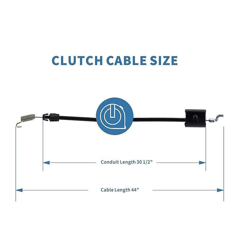 2 Pack 946-04091 Clutch Cable Compatible with 946-04091 Clutch Cable, 746-04091 Clutch Cable, 746 0