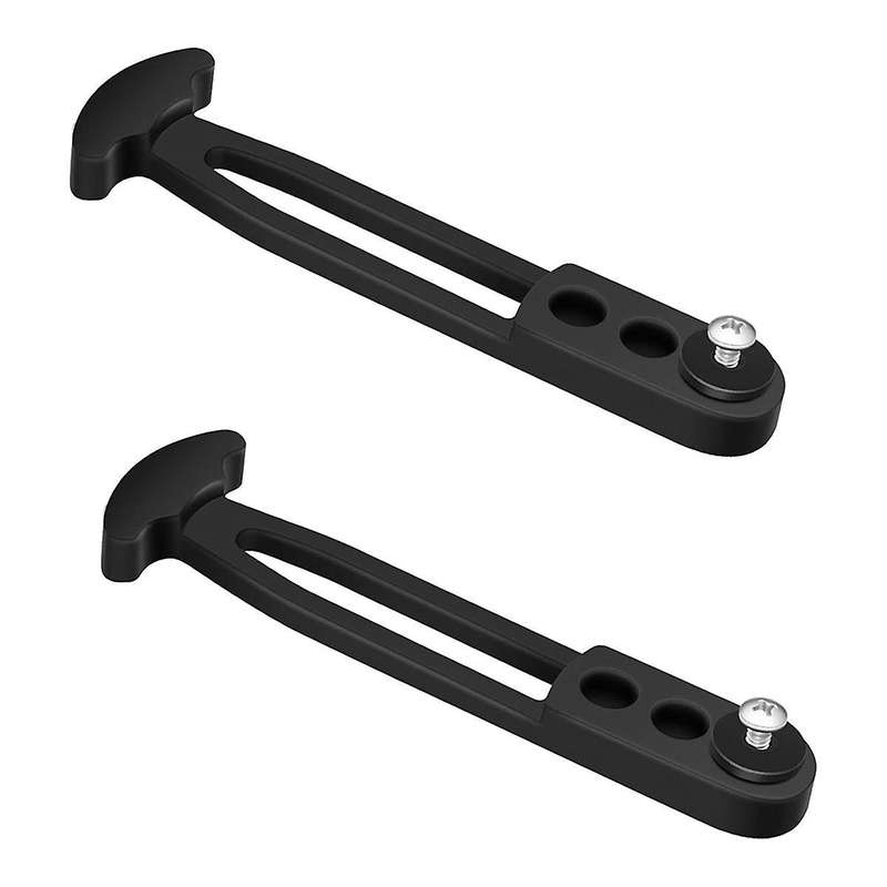 2 Pack Boat Telescoping Ladder Rubber Strap Boarding Fixed Lock Belt Adjustable 3-Hole for Pontoon B