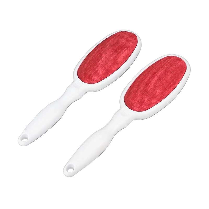 2 Pack Brush Reusable Double Sided Lint Remover for Clothes Pet Hair