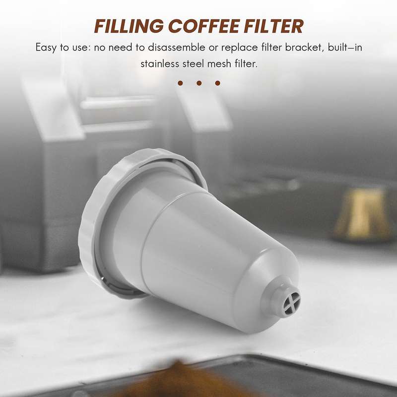 2 Pack Coffee Filters Reusable Compatible for 2.0 My K500 Gift B30 B40 B50 B60 B70
