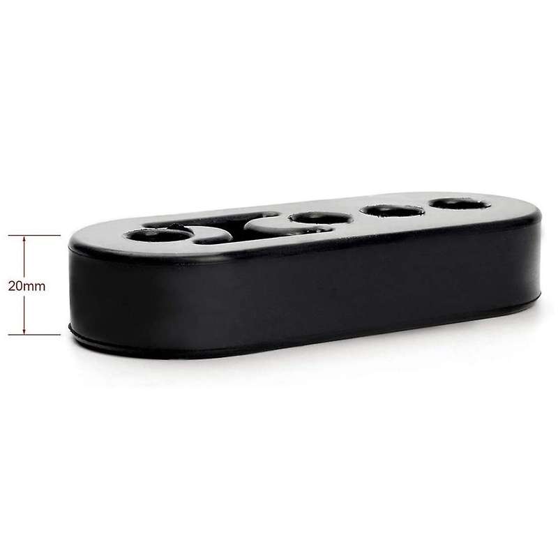 2 Pack Exhaust Rack Heat Insulator High-Density Rubber Exhaust Muffler Hook Car Isolator Heat Insula