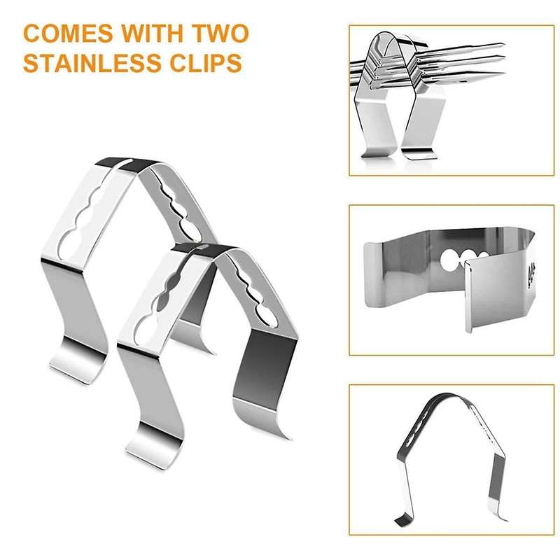 2 Pack for Meat Probes,Smoker Grill Temperature Sensor Pellet Grills Accessories with Probe Clip
