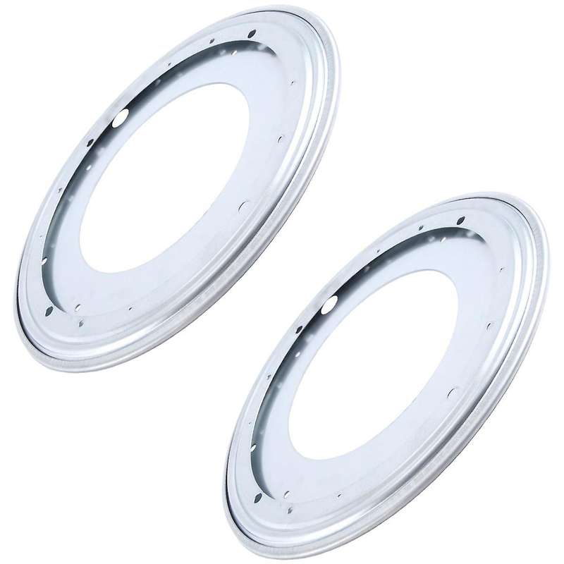 2 Pack Lazy Hardware 12 Inch, 360 Rotating Bearing Plate 5/16inch Thick, 750lbs Heavy Duty Swivel