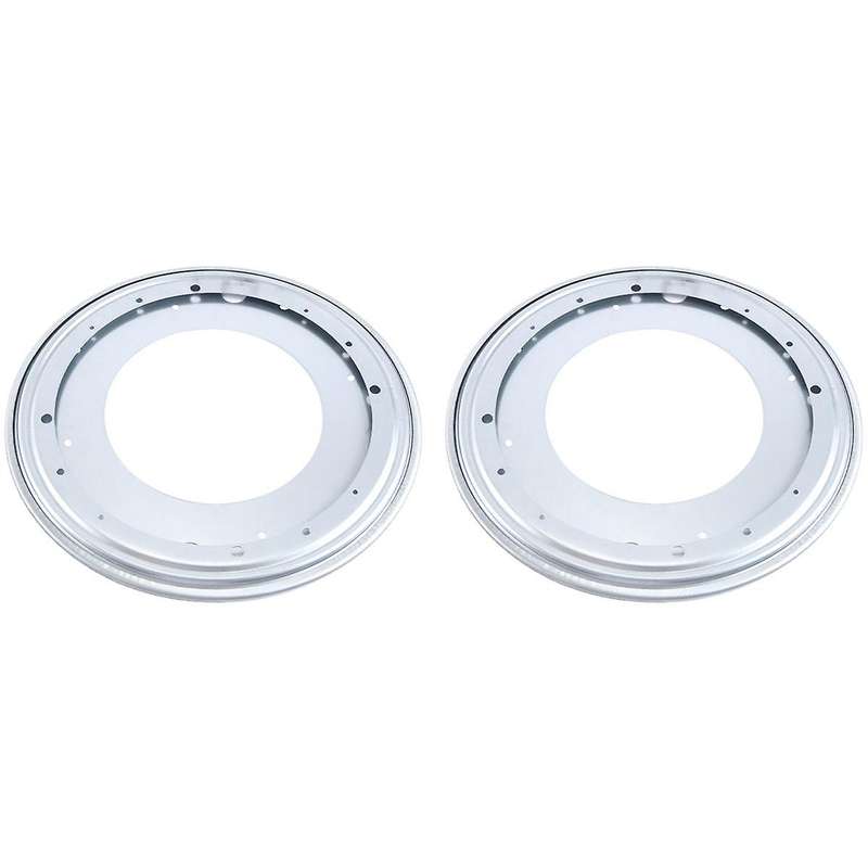 2 Pack Lazy Hardware 12 Inch, 360 Rotating Bearing Plate 5/16inch Thick, 750lbs Heavy Duty Swivel