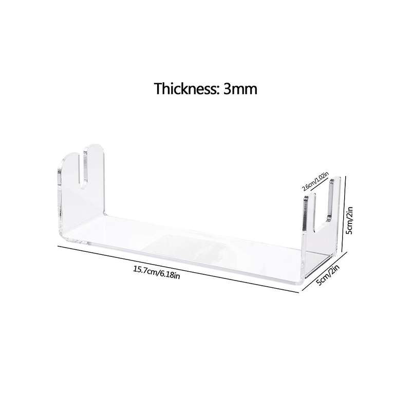 2 Pack Knife Display Stand Acrylic Knife Stand, Desktop Knife Display, Single Knife Holder Pocket Kn