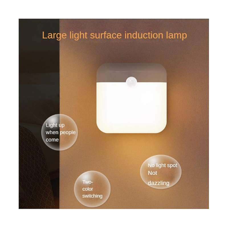 2 Pack LED Rechargeable Motion Sensor Light, Cordless Closet Lights, Motion Sensor Night Light, for