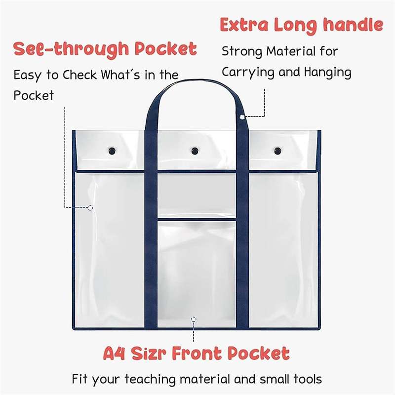 2 Pack Large Poster Storage Bag 31.5 X 25.5inch Bulletin Board Holder Art Portfolio Container for T