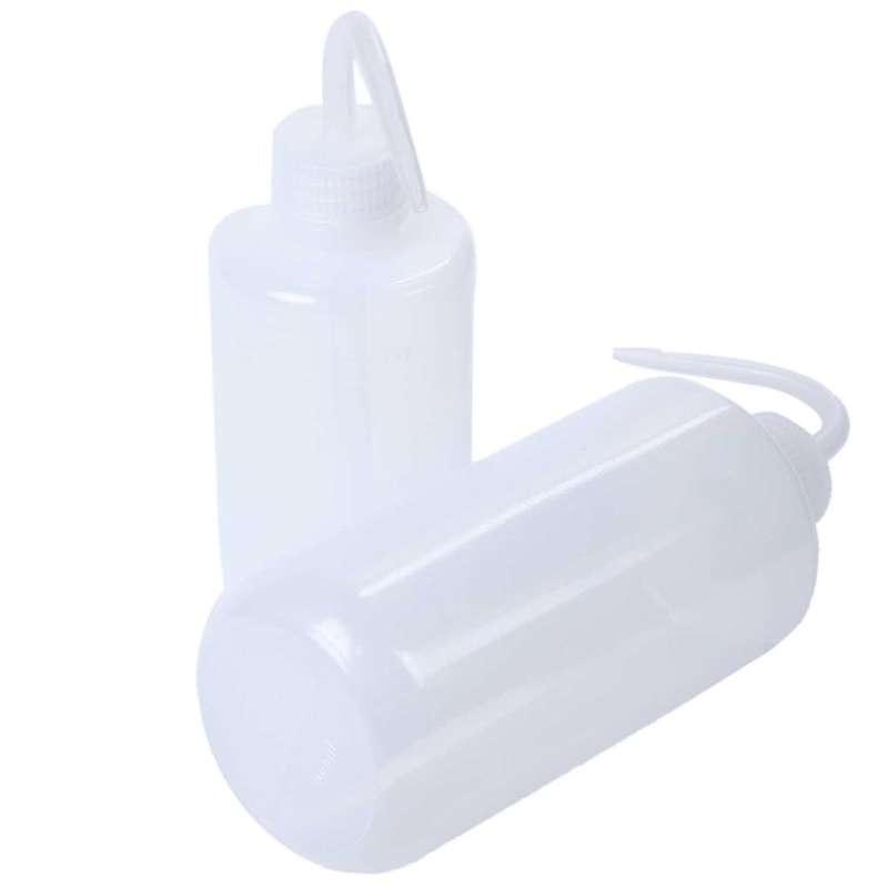 2 Pack Plant Flower Succulent Watering Bottle Plastic Bend Mouth Watering Cans Squeeze Bottle--250m