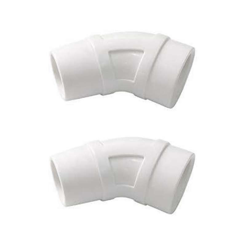 2 Pack Pool Cleaner 45 Degree Elbow W70244 Replacement for Zodiac G2 G3 G4 Pool Cleaners