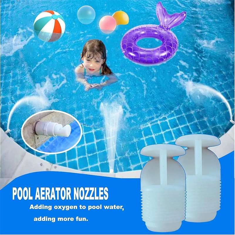 2 Pack Pool Aerator Nozzles 86201500 3/4in,Replacement Swimming Pool Accessories for Pool and Spa,In