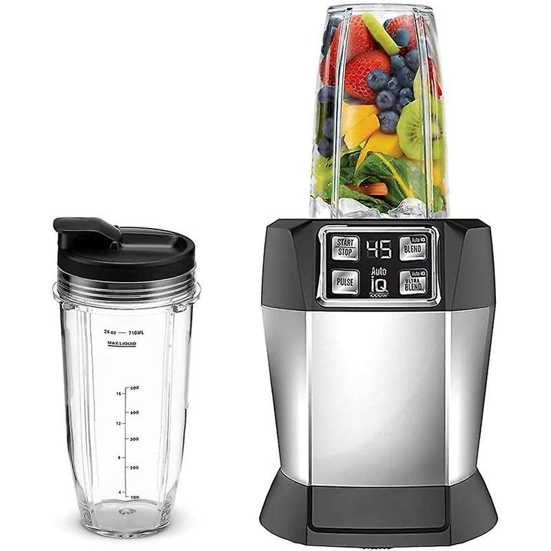 2 Pack Replacement 24 Oz Blender Cups with Lid for Nutri Ninja Auto IQ BL450 BL480 NN102 Blender Ac