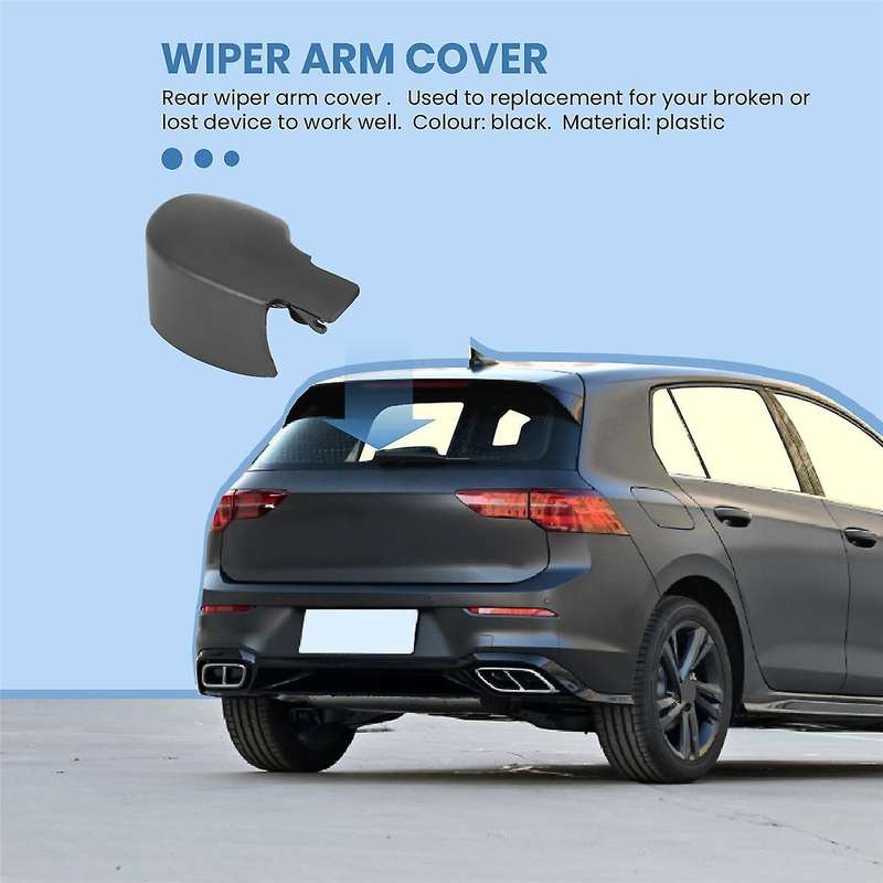 2 Pack Rear Window Wiper Arm Cover Cap 5k6955435 5k6955427a for  2018-2019