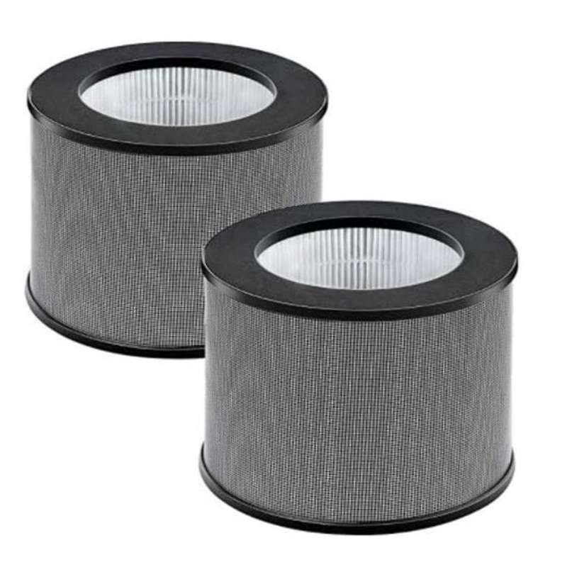 2 Pack Replacement Filter for Tt-ap006 Air Purifier, 3-in-1 H13 True Hepa Filter and Activated Carb