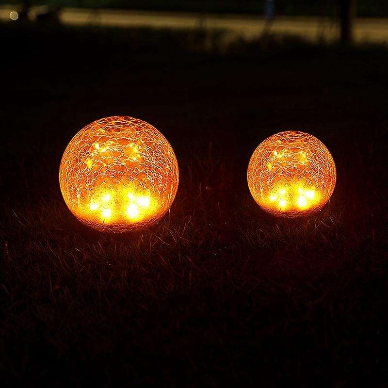 2 Pack Solar Led Light Garden Solar Lamps Waterproof Solar Lamp for Courtyard Garden Street Balcony
