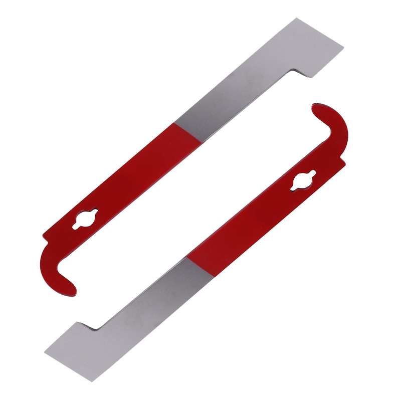 2 Pack Stainless Steel Beekeeping Hive Tool J Hook Bee Frame Lifter and Scraper Equipment for Beeke