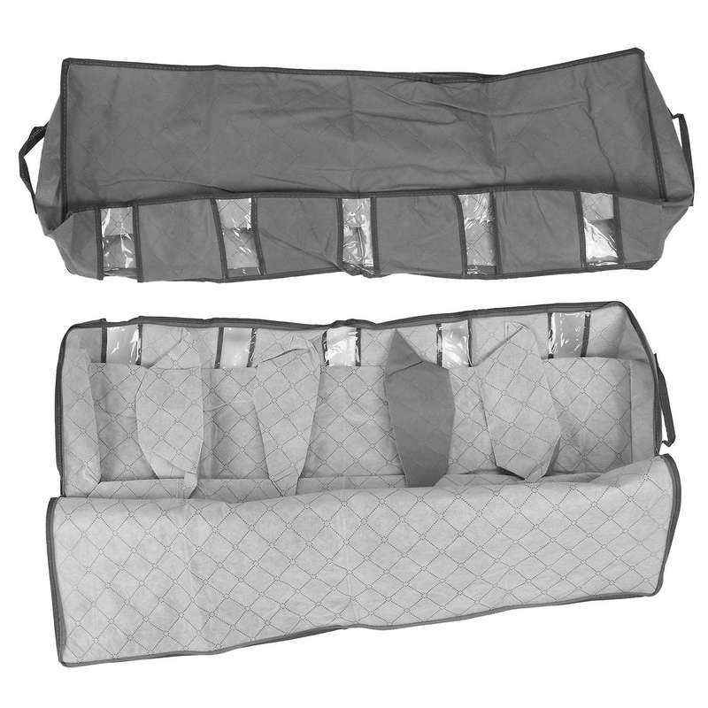 2 Pack Underbed Bag,clothes Bag Clear Window,for Clothes/blanket