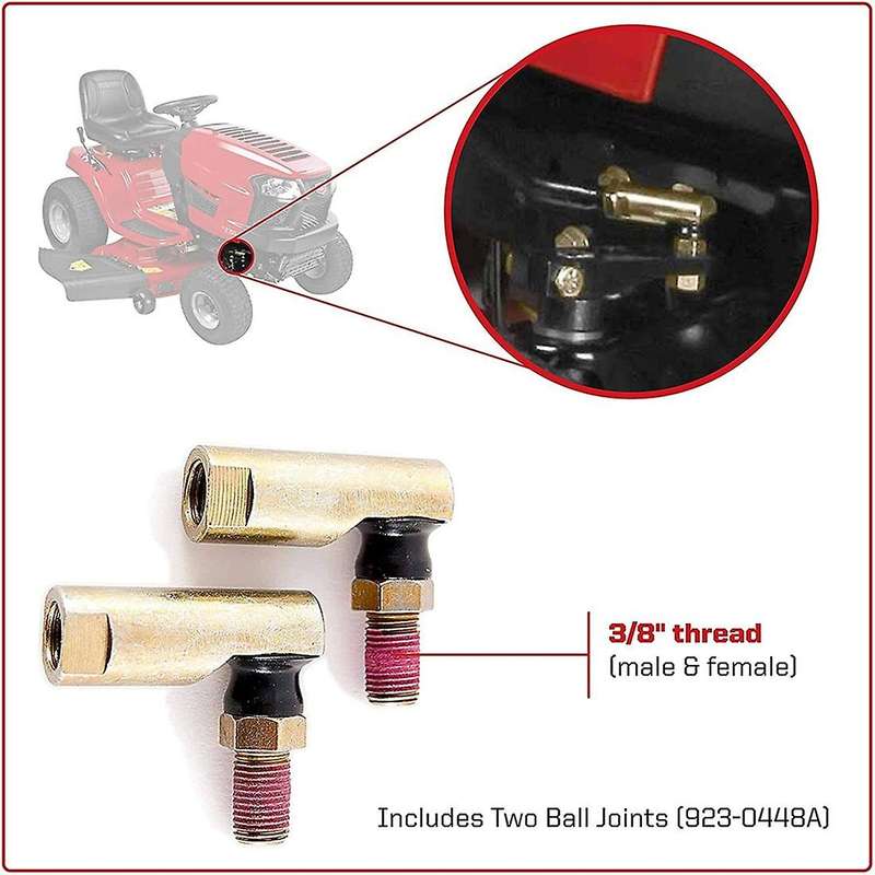 2 Pack Tie Rod Ends Ball Joint for 723-0448 1120917 923-0448A Right Hand Ball Joint MTD All 1997 an