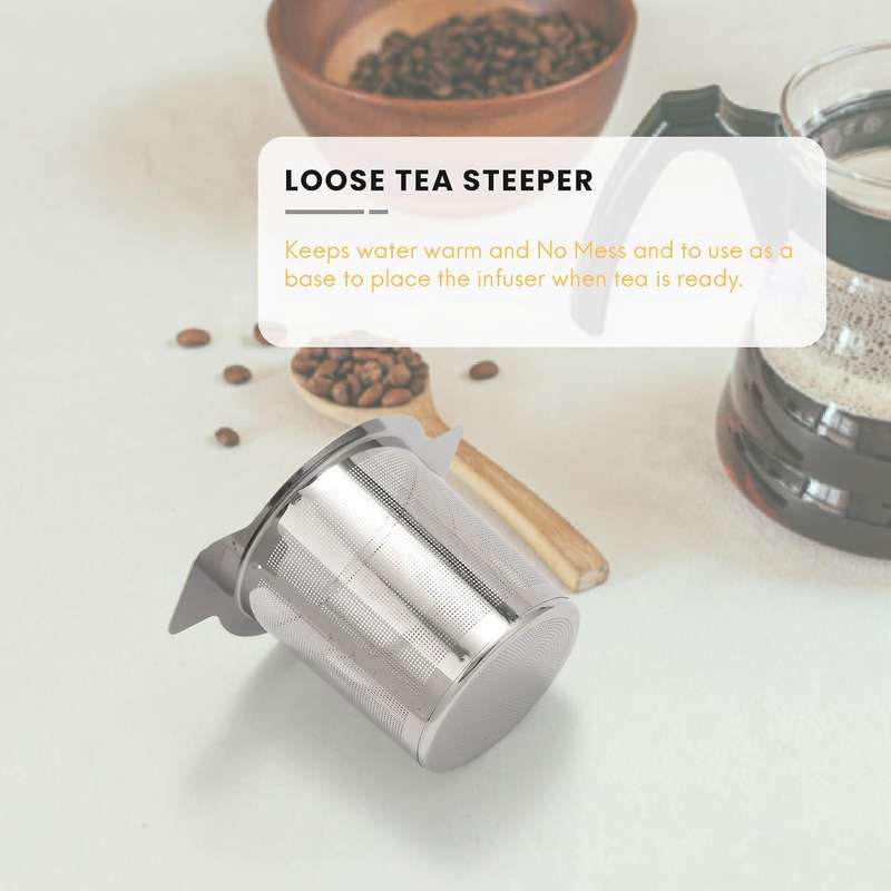 2 Packs Loose Leaf Tea Filters,stainless Steel Tea Basket Filters Tea Strainer Steeper for Hanging