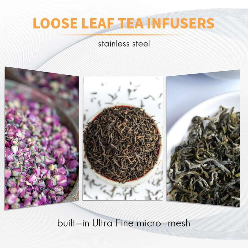 2 Packs Loose Leaf Tea Filters,stainless Steel Tea Basket Filters Tea Strainer Steeper for Hanging