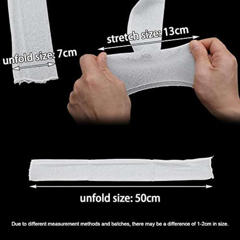 2 Pairs Women Long Lace Gloves Arms Legs Sleeves Fingerless Tulle Sunscreen Accessory Black White