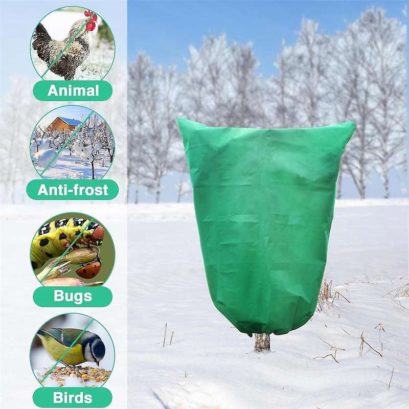 2 Packs Plant Covers Freeze Protection 47.7in X 71.7in Frost Blankets for Plants Frost Cloth Plant F