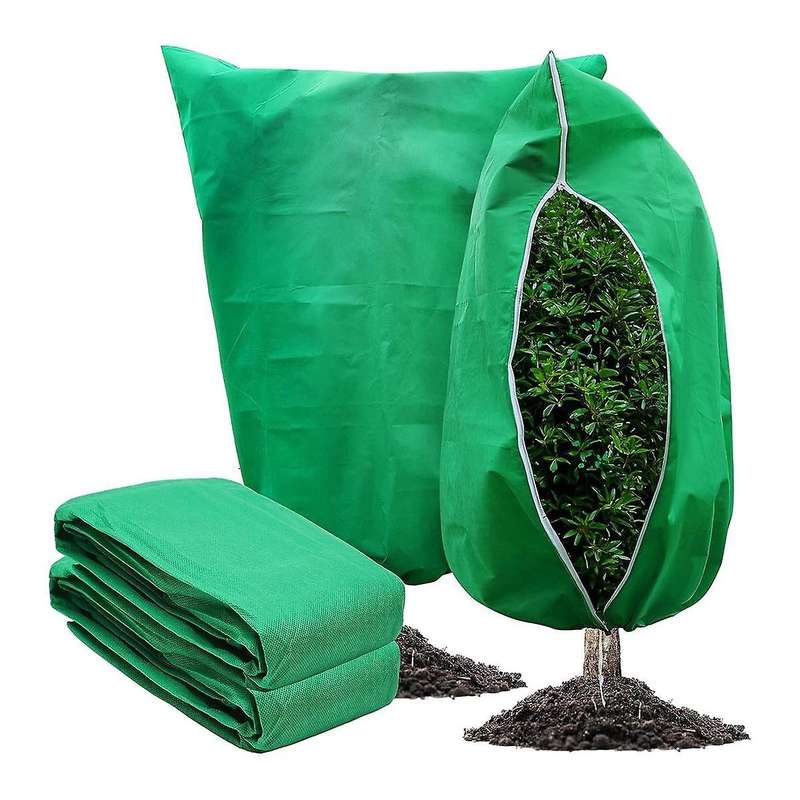 2 Packs Plant Covers Freeze Protection 47.7in X 71.7in Frost Blankets for Plants Frost Cloth Plant F