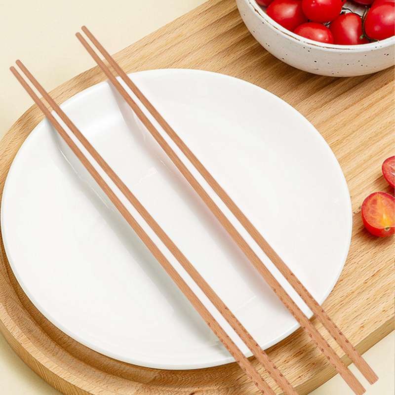 2 Pairs Wooden Cooking Chopsticks Roasting Chopsticks Extra Long Chopsticks for Hot Pot Roasting Co