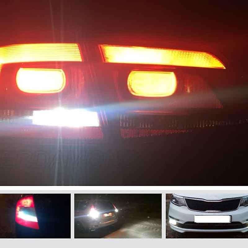 2 Pc Led Bulb Headlights 24Smd Car Reverse Bending Dance Lights Turn Signal Decoding Reversing Light