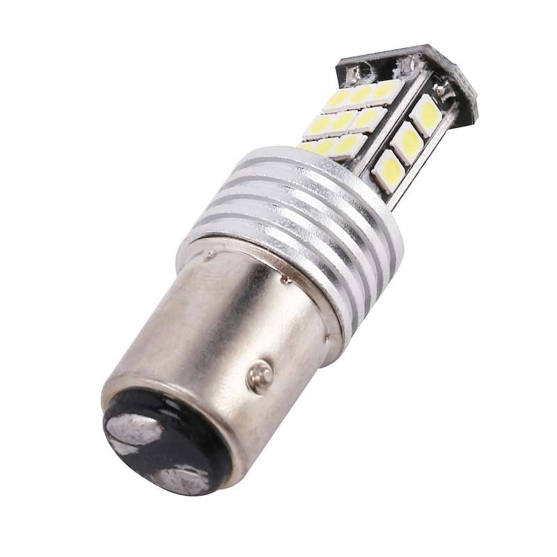 2 Pc Led Bulb Headlights 24Smd Car Reverse Bending Dance Lights Turn Signal Decoding Reversing Light