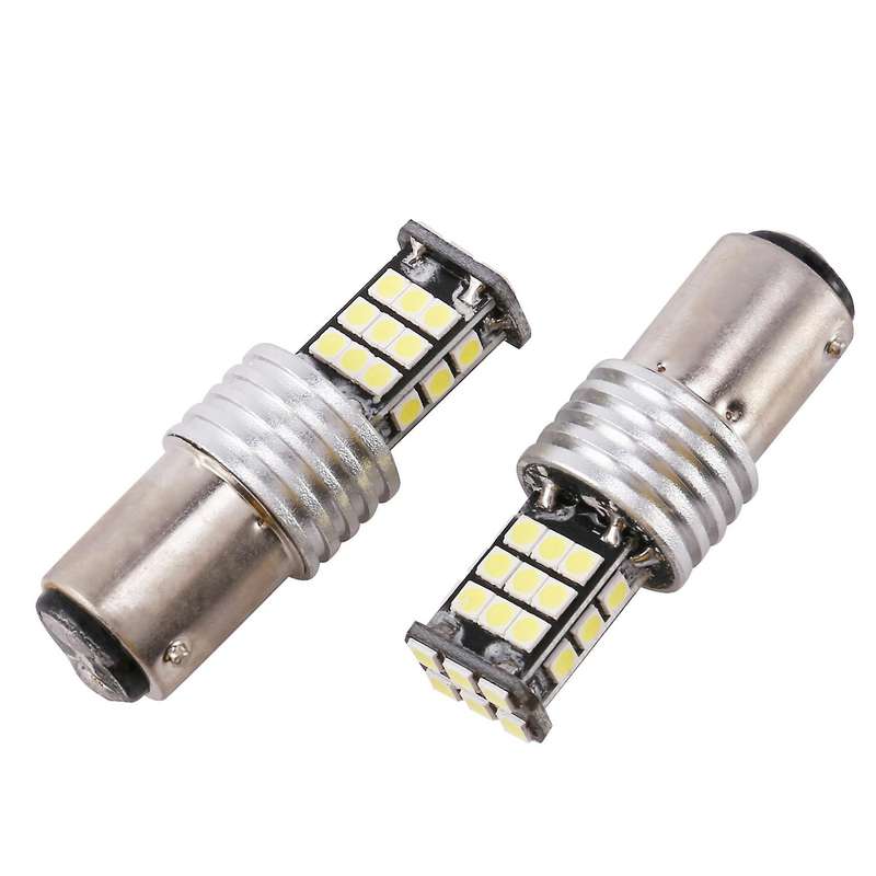 2 Pc Led Bulb Headlights 24Smd Car Reverse Bending Dance Lights Turn Signal Decoding Reversing Light