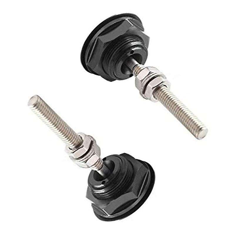 2 Pcs 1.18 Inch Universal Quick Release Latch License Plate Lock for Auto Car Bumper Hood License Pl