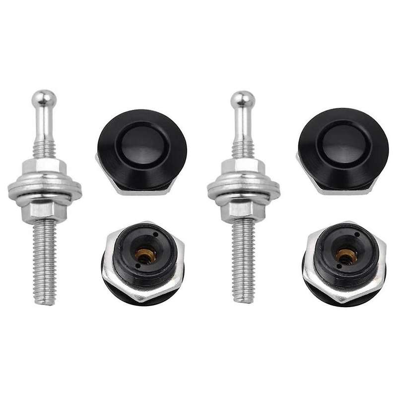 2 Pcs 1.18 Inch Universal Quick Release Latch License Plate Lock for Auto Car Bumper Hood License Pl