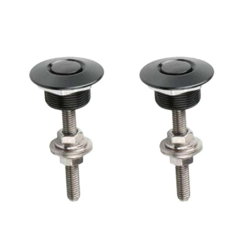 2 Pcs 1.18 Inch Universal Quick Release Latch License Plate Lock for Auto Car Bumper Hood License Pl