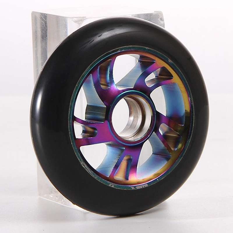 2 Pcs 100Mm Scooter Replacement Wheels with Bearing Stunt Scooter