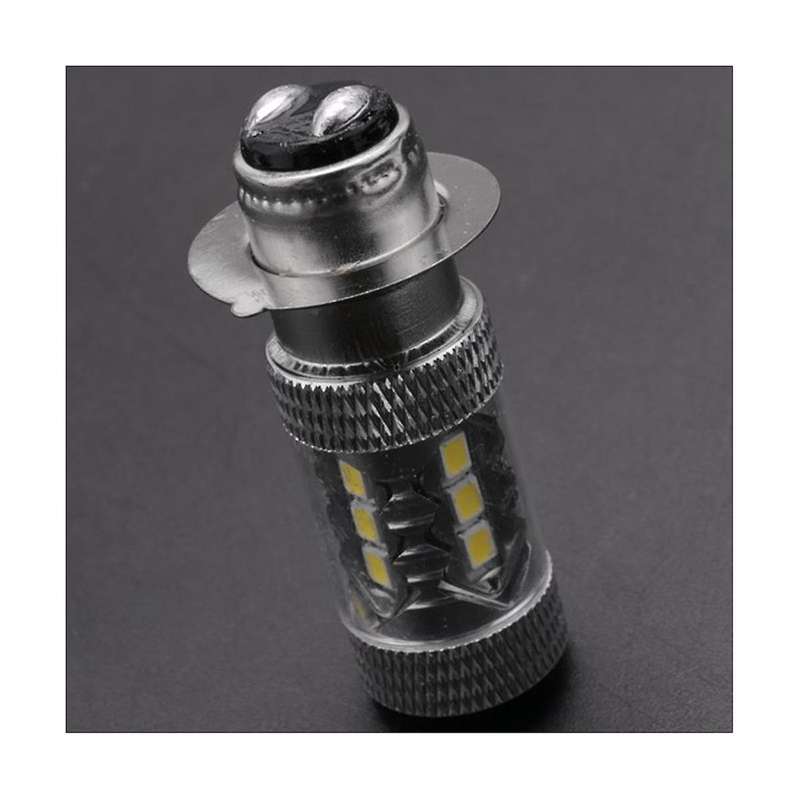 2 Pcs 12v White P15d-1/h6m 80w Fog Light Bulb Auto Indicator Lamp 6000k Auto Led Parking 12v Replac